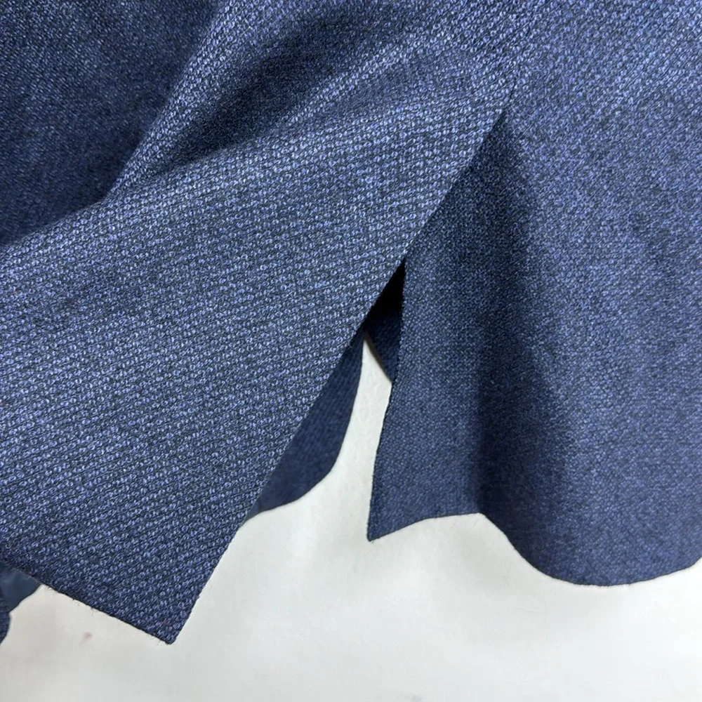(R1) Kenneth Cole Awearness Slim Fit Navy Wool Sport Coat, Size 46 L men’s